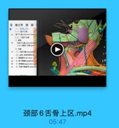 第三节 颈 前
一、西骨上区
(一】禁下三角

25

期下三角 almmental trianjle
(二)下銀下三角
1.期界

1

下雄下三角 suibmandiaili
又称二腹肌 三角 igaene

1

2. 内容

27

(1)下鐵下線wlmandhaifan
(2)血管,神经和游巴培

14

1) 面动M facial artery:

29

2)舌下神经 hypaglouai msn

16

10

3)雪神经ling-al nerve

11

4)下级下神经节sahmandil

颈部6舌骨上区.mp4

05:47