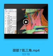 0

二、吉骨下区
(二)購三角 =ncular triargl
32 1.境界
2.内春

33

香骨下肌料 infishyoil mmas

35

甲状腺 thyroid gland
1)那态与软膜:

36

[中状牌]纤维囊 fibrous ca
甲状腺精 sheath of thyroid
甲状除悬梯電 sppemor
青精问限 space between o
2)位置与电节:
3)甲状量的动除和呢的神经
平找陳上动味 superior tho

40

够上神经 superior laryng

41

甲状赢下动縣 inferior thTo

47

蜜返神经 recwrTOn laty

43

R FHPE inferior laryngral
甲状線最下动脉
areria l

颈部7肌三角.mp4

03:18