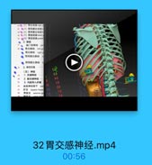 每◎(2)胃右动豚rigng
6 ●(3)胃网膜右踏林n
材費(4)胃网膜左味
G●(5)胃經动脉shont
70 e(6)胃后动酵posten
•2 静味
71
、 南门前静味 prC
● 胃左静味 left ga
● 胃右静酥 right時
● 胃岡膜右静脉
、胃灣膜左静酥
●n 3.淋巴引流

sa

(四)神怪
1.交感神经

Ea

2.副交感神经-
3.内脏传入纤维

=

2a

迷迎神经前干 ant
SF3E hepatie branc

aa

TT

胃前支 antcrior ga

ta

32胃交感神经.mp4

00:56