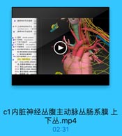 ●【興润神经节]交感機
●28[上頌神经]神经节支
maxillary nenve “算時米
[萬門神经节]感觉根
2 鼓索 chorda tympani
·1 舌排经 linpal nene
●书 下级下神经节 subeasdil
佳》32 耳神经节 otic ganglion
●3 耳顏神经 airiculotempon
J4 迷走神经背核发出 期交部!
狗型配駐器附近或接內的
2.點部副交路神腔
●45 盐內駐神经(pelrie splanrt
●(四)内館神经品 (plrs
40 1. &( cardiac plemus)
左,右冠状动酥品(Li am
47 2. M&A( pulmonary plexu
4 3.直腔込(celiac pilexus)
49 4.直主动時丛(abdomina
□ 結基技上丛

c1内脏神经丛腹主动脉丛肠系膜上
下丛.mp4
02:31